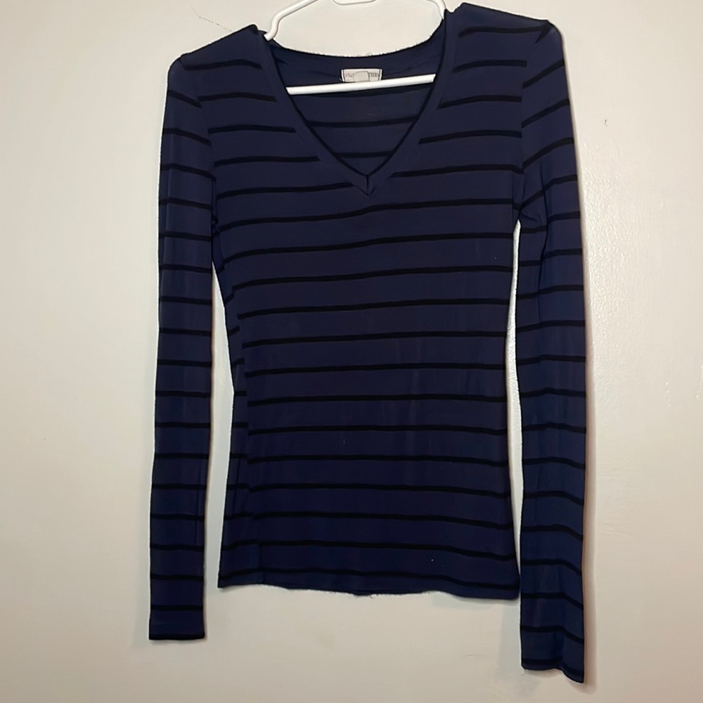 Grundy Y2K Purple And Black stilled Long Sleeve